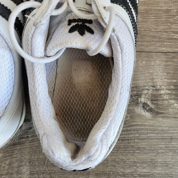 2007 Adidas Goodyear Womens Driving Racing Sneaker Shoes White Black Size 7 READ - Picture 8 of 13